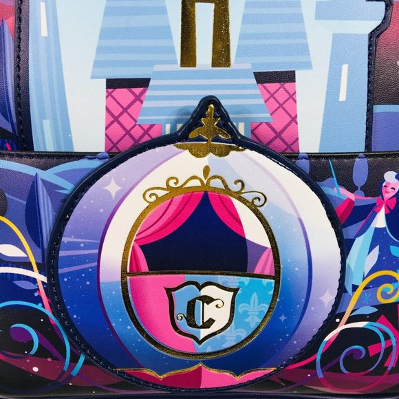 Loungefly Disney Cinderella Castle Series Mini Backpack Blue main image 13